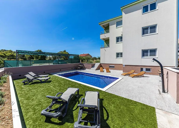 Apartmán One-bedroom Saldun With Sea View 09 Trogir